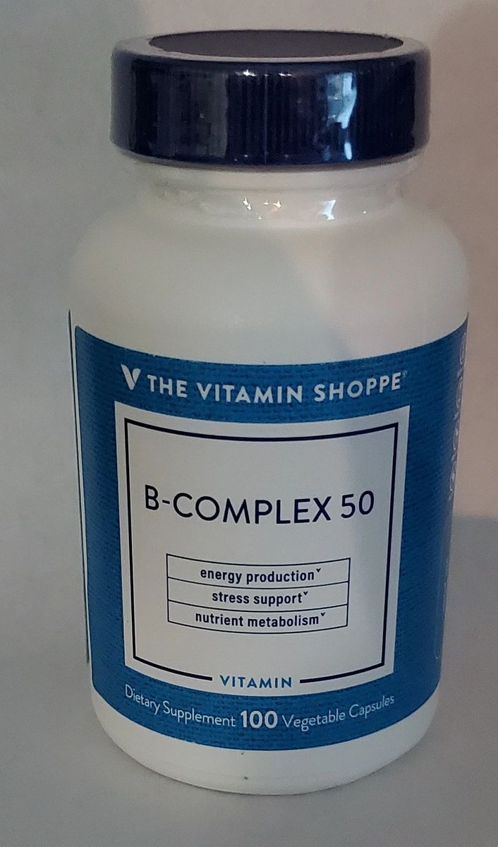 B-Complex 50 Vitamin Shoppe 100 Cap/btl